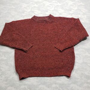 Willow Bay Sweater Mens Large Red‎ Napwool Blend Oull Over